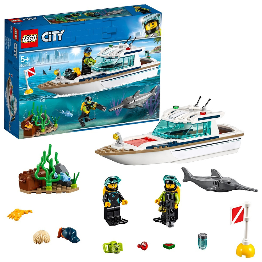 60221 Конструктор LEGO City Яхта для дайвинга #1