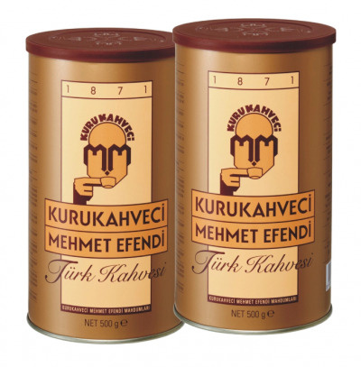 Турецкий кофе Mehmet Efendi, набор 2 банки по 500 гр. #1