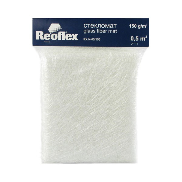 REOFLEX Стекломат Glass Fiber Mat RX N-05 (150гр/м2, 0.5 м2) #1