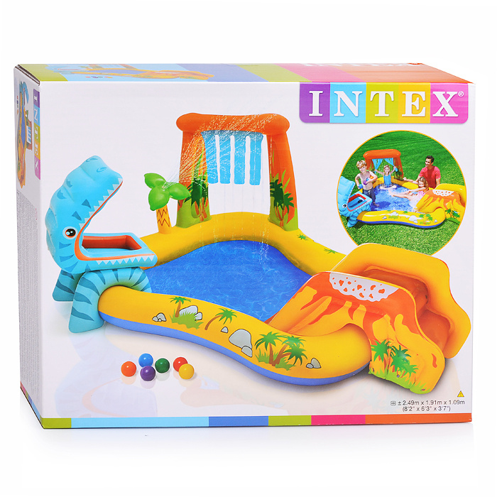 Intex Игровой центр с бассейном - купить с доставкой по выгодным ценам ...