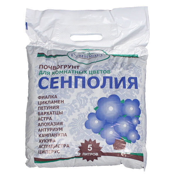 Почвогрунт 5л "Сенполия" Гумимакс - купить по низкой цене в интернет ...