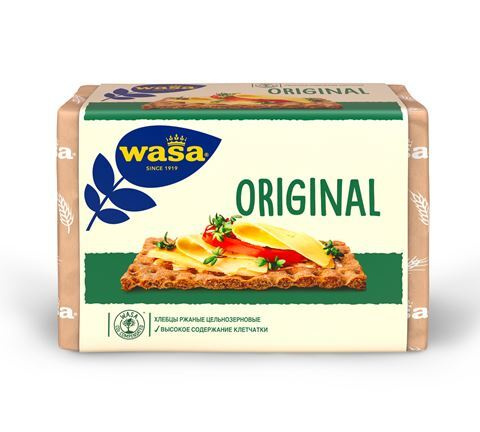 Хлебцы ржаные WASA оригинальные 275гр, 5 штук #1