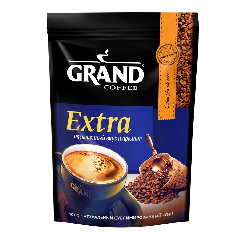 Кофе Grand Extra сублимированный, д/пак 150 г #1