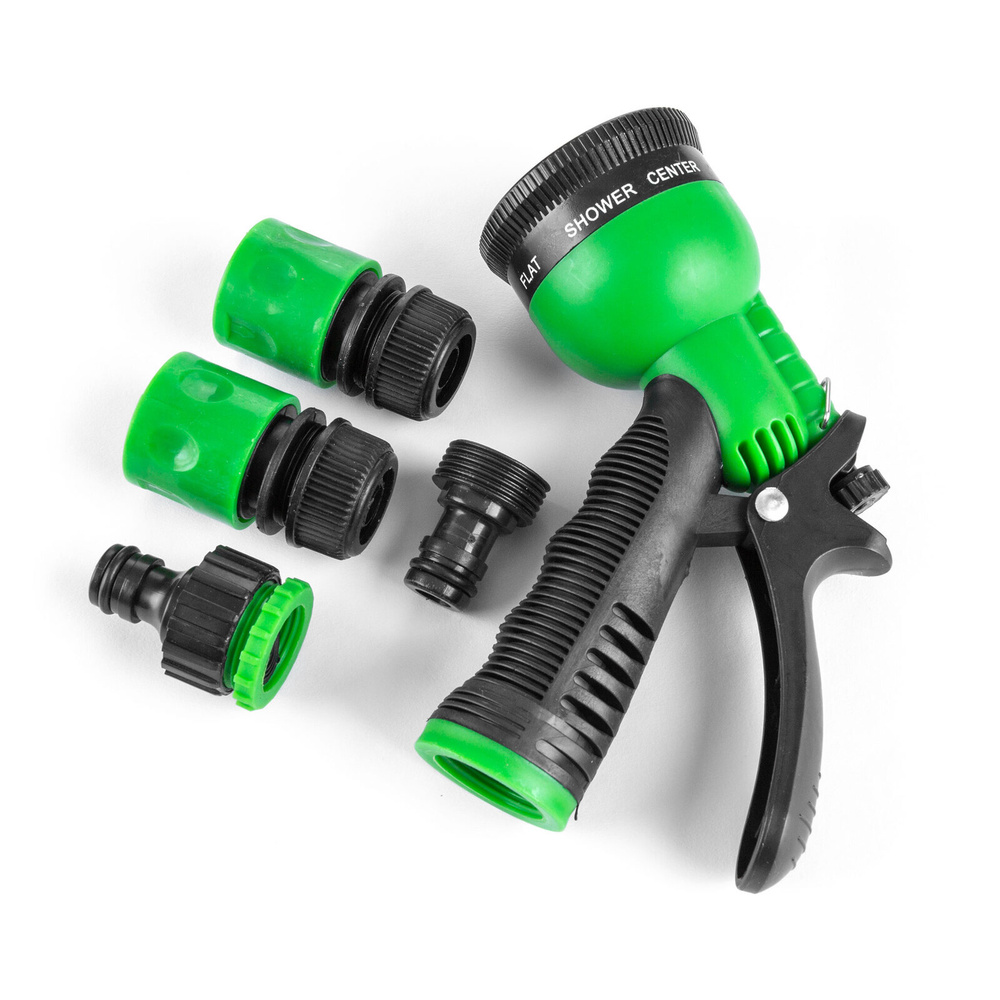 Пистолет садовый для полива 8 реж./переходник/ штуцер - купить с ...