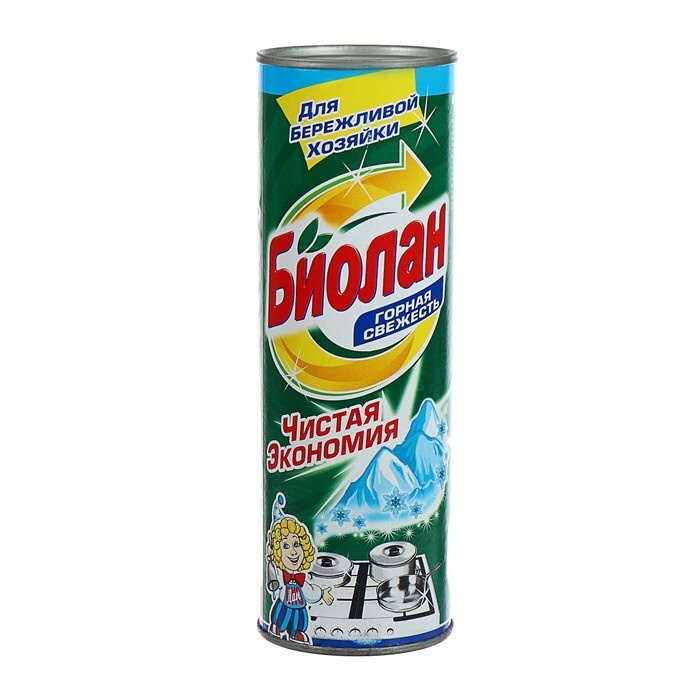 Чистящий порошок Биолан "Горная свежесть", 400 гр - купить с доставкой ...