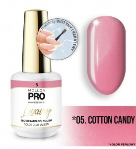 Mollon Pro/ Гель-лак LUXURY COLOR COAT №005 COTTON CANDY (8 ml) #1