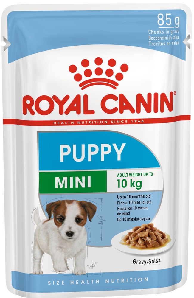 Влажный корм Royal Canin Mini Puppy для щенков мелких пород (соус), с мясом, 85 гр  #1