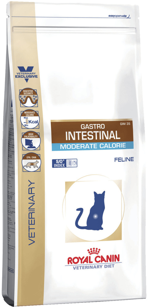Сухой корм Royal Canin Гастро Интестинал Модр. Калорий GIM35 для Кошек ...