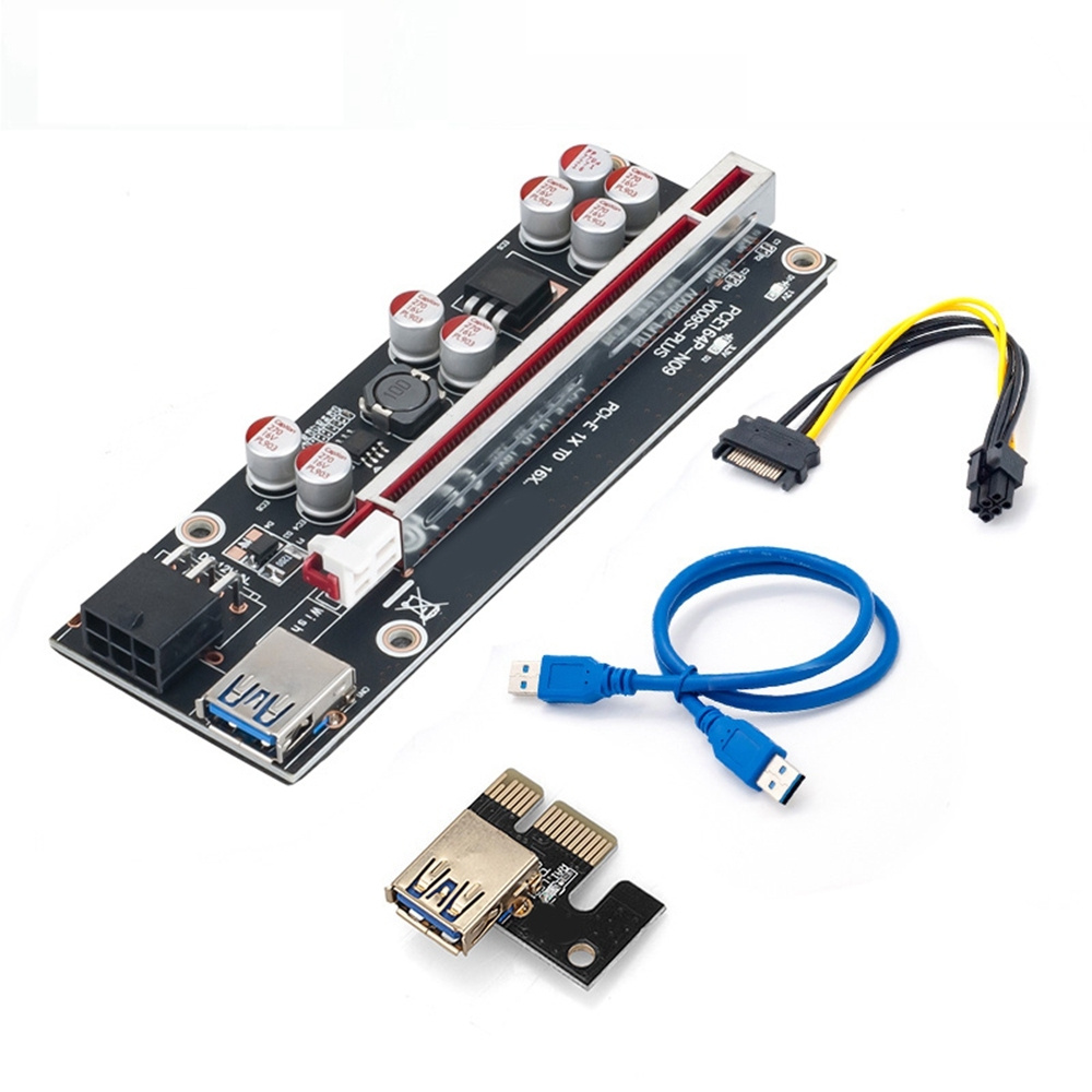 PCI-E PCIe Riser Extender PCI E USB 009 GPU 6-контактная карта - купить ...