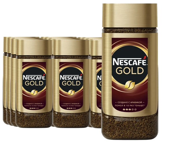 Nescafe Gold кофе растворимый Нескафе Голд, 12 шт по 95 г #1