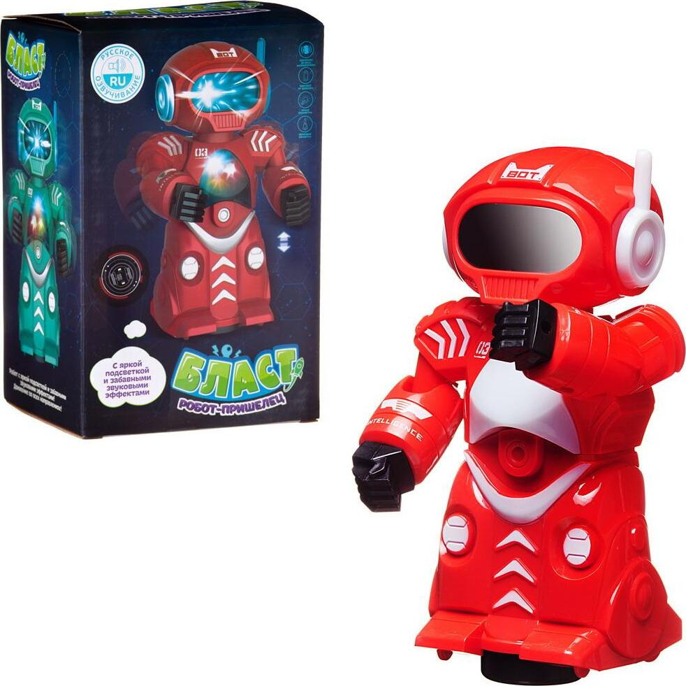 Робот Junfa Бласт Пришелец, электромеханический со световыми и звуковыми эффектами, красный  #1