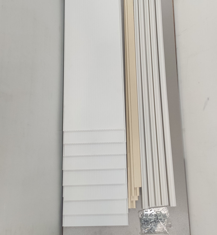 Набор потолка из панелей ПВХ 1,2м х 1,2м, белый матовый #1