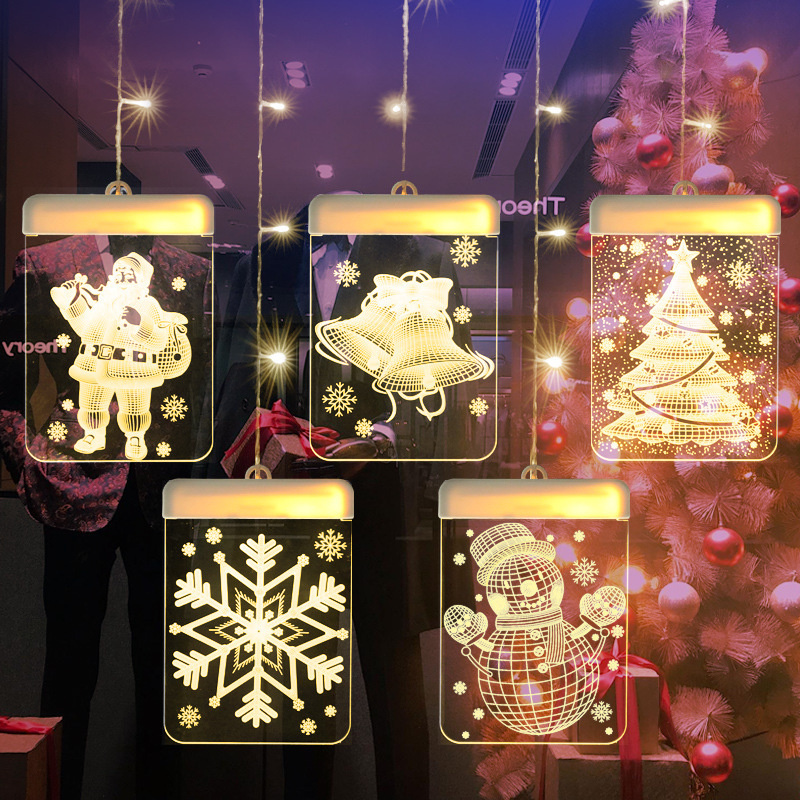 Настольный 3D ночник — светильник / Гирлянды на Новый Год / Новогодние украшения