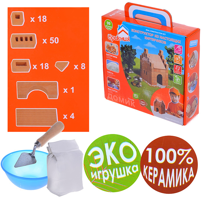 Конструктор из кирпичиков "Домик" - купить с доставкой по выгодным ...