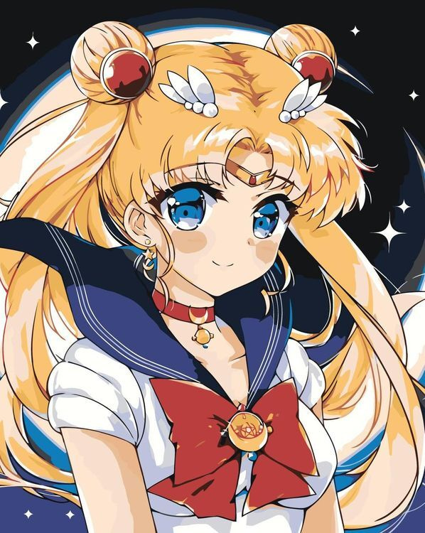 Colora con Sailor Moon 1