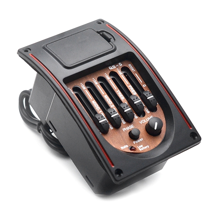 Пластиковые 5-полосные регуляторы тембра Эквалайзер Эквалайзер Тюнер ...