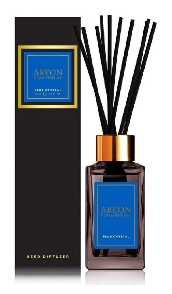 Ароматизатор AREON флакон с палочками 85мл HOME PERFUME STICKS BLUE CRYSTAL 85ML PSLR06  #1