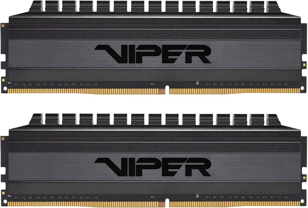 Patriot Memory Оперативная память Оперативная память 8Gb DDR4 3200MHz Patriot Viper 4 Blackout (PVB48G320C6K) #1