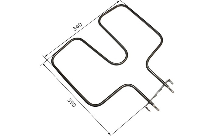 ТЭН для духовки 1200W, 230V, нижний (Электра, НовоВятка) 350х340 мм  #1