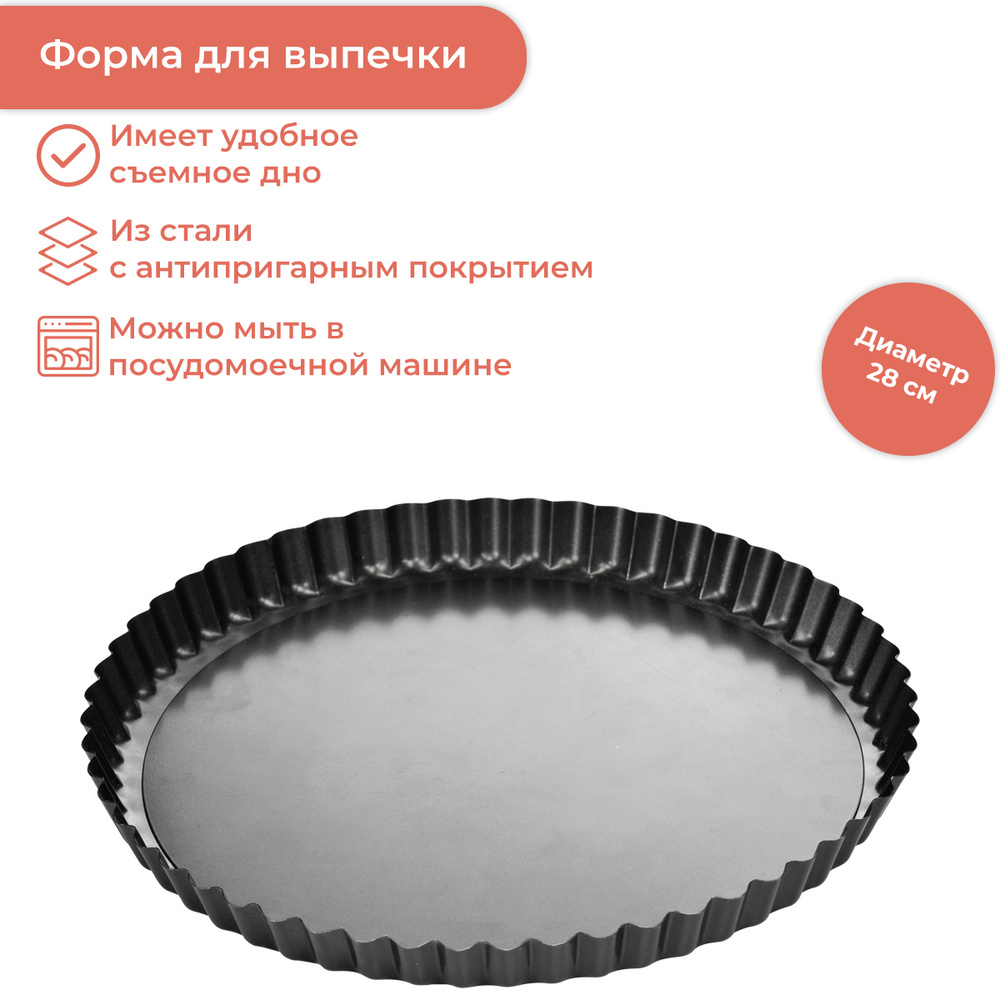 Форма для выпечки Tescoma "Delicia" 28 см - купить по низкой цене в ...