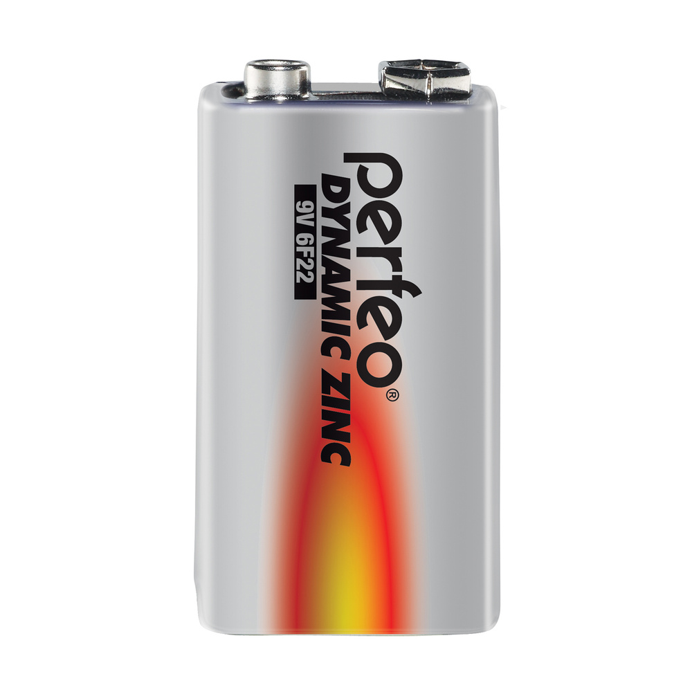 Батарейка Perfeo 6F22 Dynamic Zinc солевая, 1шт, 9V — купить в интернет ...
