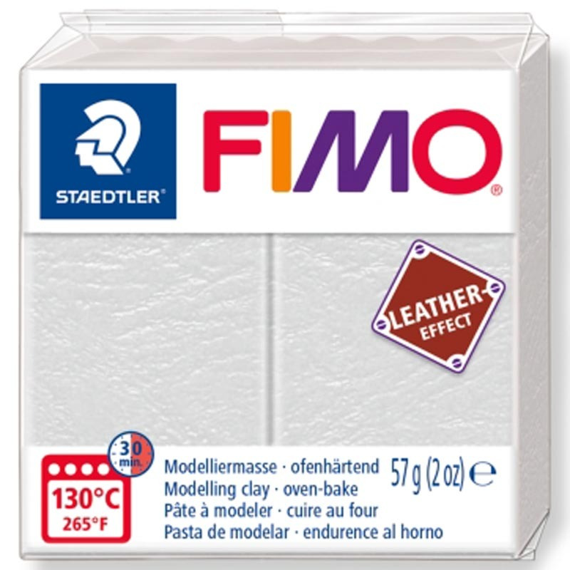 Полимерная глина Fimo leather-effect 8010-029 светло-серый (ivory) 57 г. #1