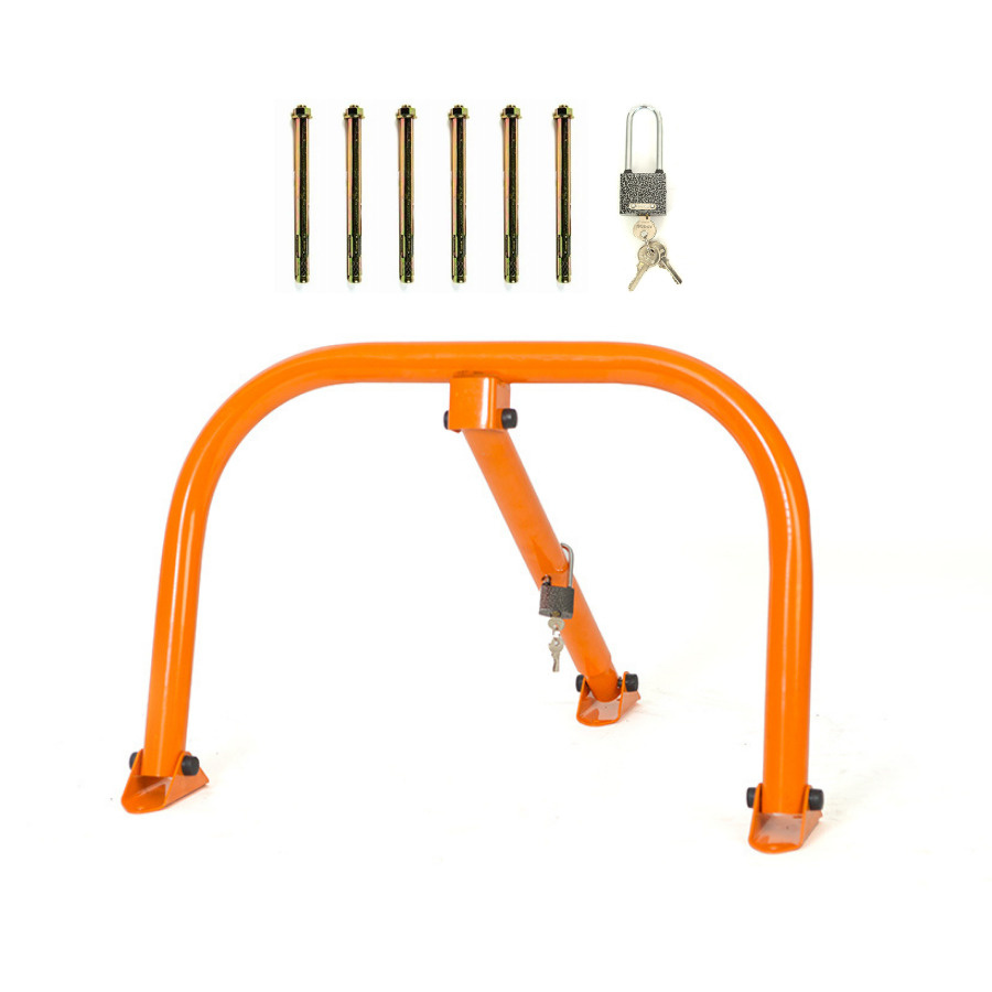 Блокиратор парковочного места БПМ-750 + Анкерные болты (Складной барьер ...