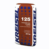 KREISEL Клей для плитки Клей PORENBETONKLEBER 125 для блоков из бетона 25 кг 25 кг  #1