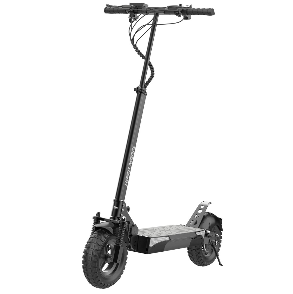 Электросамокат HIPER Model A2 Black / колеса 10 надувные шины / 500 Вт ...