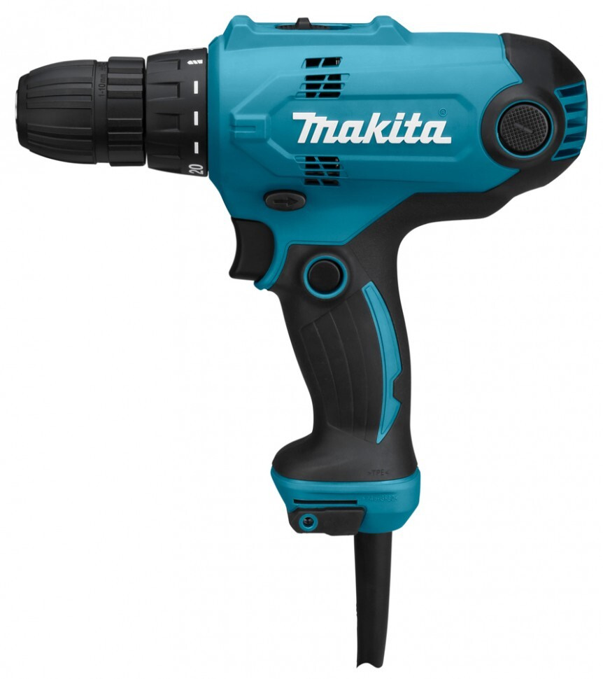 Дрель-шуруповерт Makita DF0300, От сети, 320 Вт - купить по низкой цене в  интернет-магазине OZON (528121619)