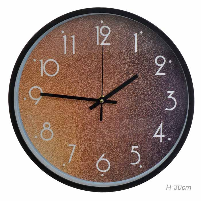 Часы настенные бесшумные 30 см / Пластик, стекло - купить по низкой ...