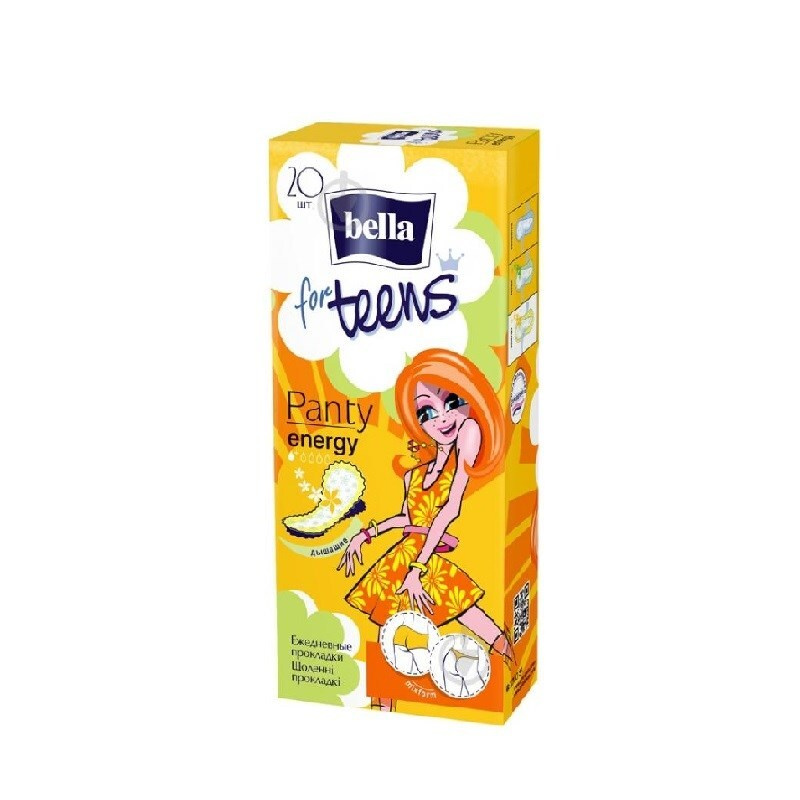 Прокладки Белла ежедневные Bella Panty For Teens Energy, 20 шт - купить ...