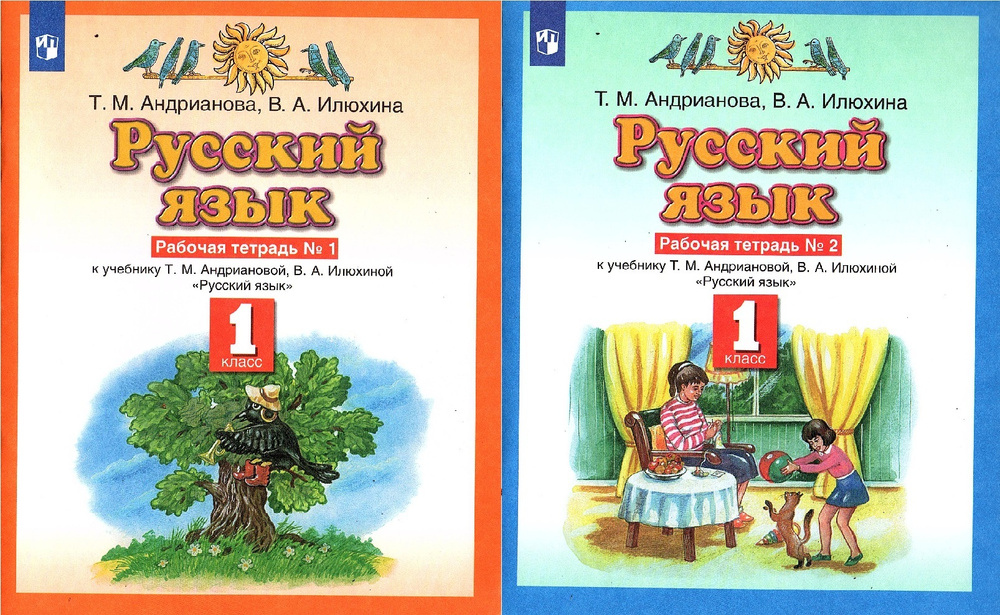 Андрианова Т.М. Русский язык 1 класс Рабочая тетрадь в 2-х частях ...