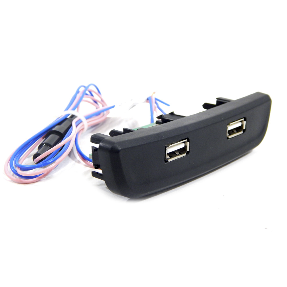 Автомобильное зарядное устройство в подлокотник ШТАТ USB 2.0 2х2 для Lada Vesta / Лада Веста Штат  #1