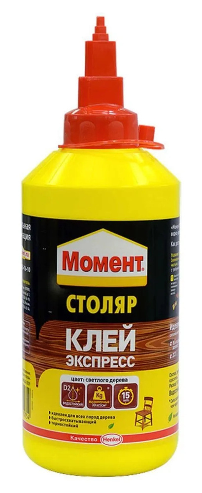 Клей ПВА Момент Столяр 750 мл, 1 шт. - купить по доступным ценам в ...