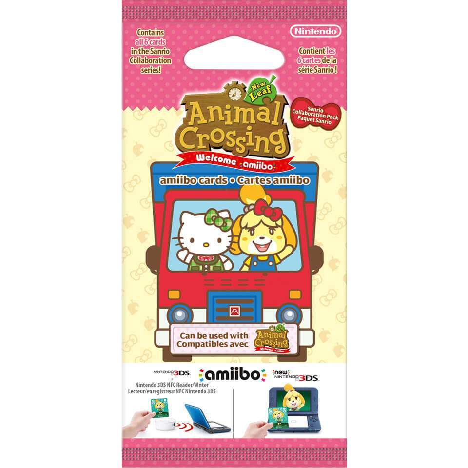 Набор карт amiibo. Персонажи Sanrio (Animal Crossing New Leaf
