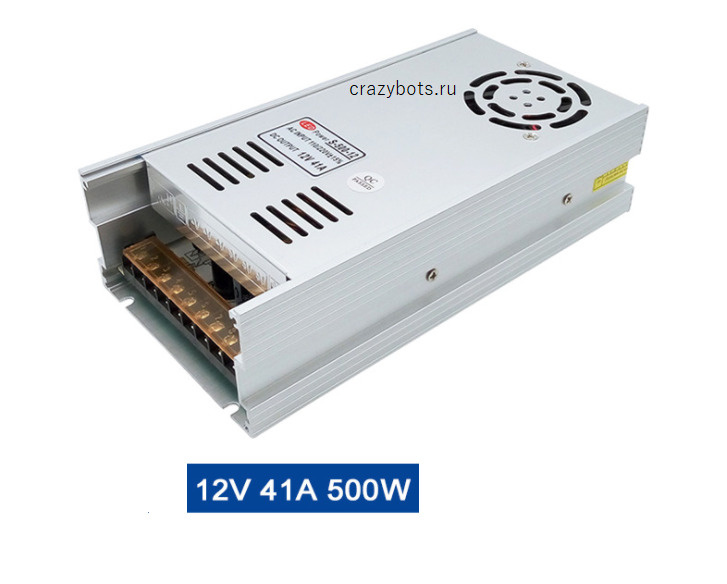 Блок питания 12 вольта 41 ампер S-500-12 - купить с доставкой по ...