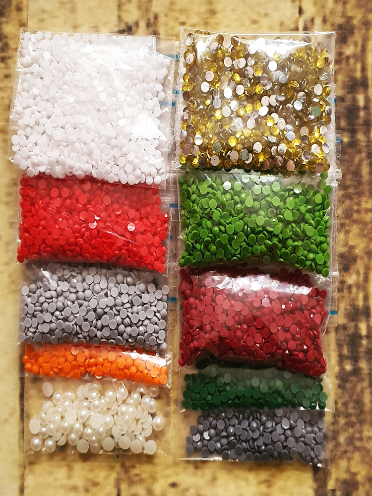 Комплект страз для алмазной мозаики к схеме Диамант Картина ДК322 ...