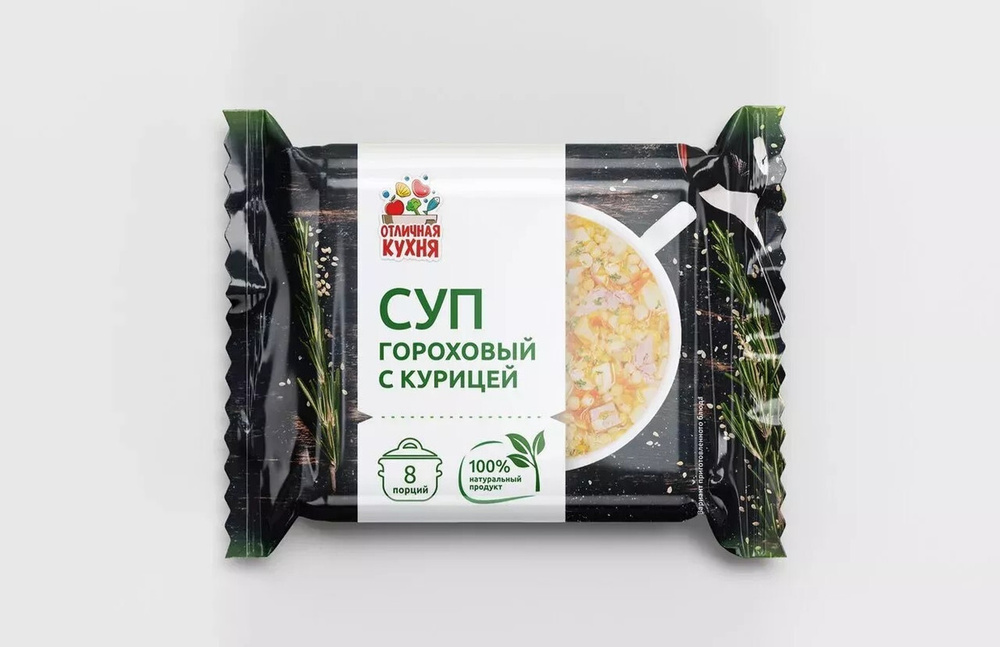 Суп гороховый с курицей "Отличная кухня", 180г х 5 штук #1