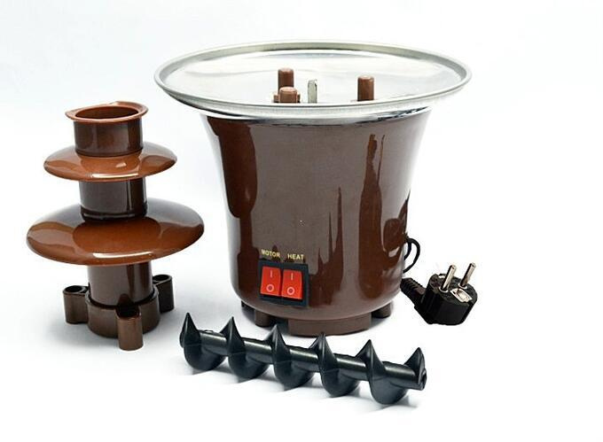 Шоколадный фонтан фондю мини Chocolate Fondue Fountain Mini