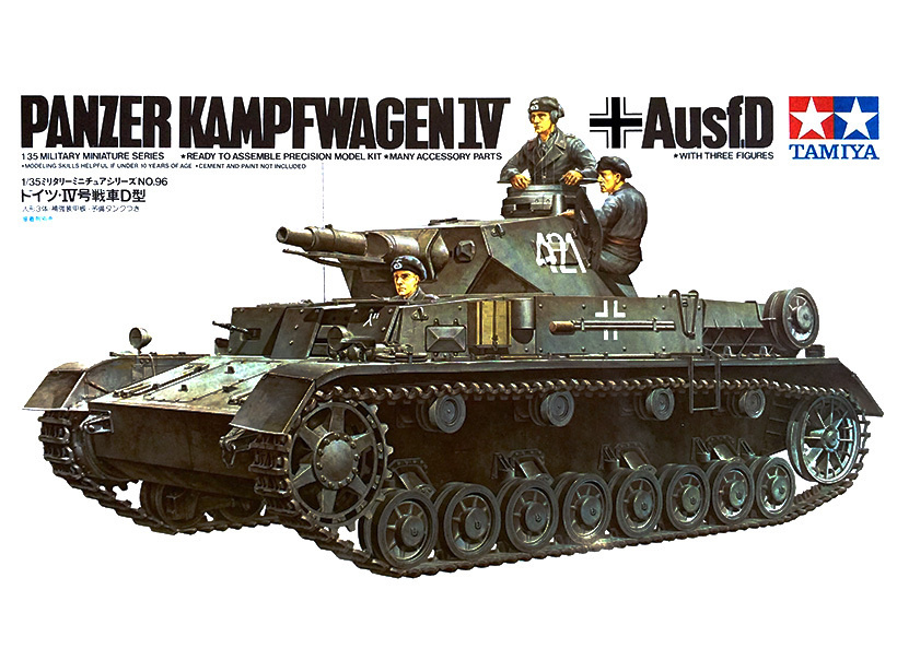 Модель Tamiya 35096 1/35 Panzer Kampfwagen IV Ausf. D. Д. #1