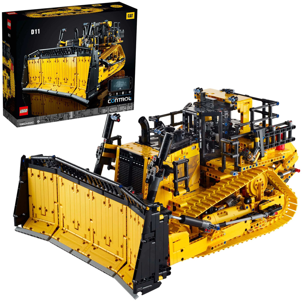 Конструктор LEGO Technic 42131 Бульдозер Cat D11 на пульте управления