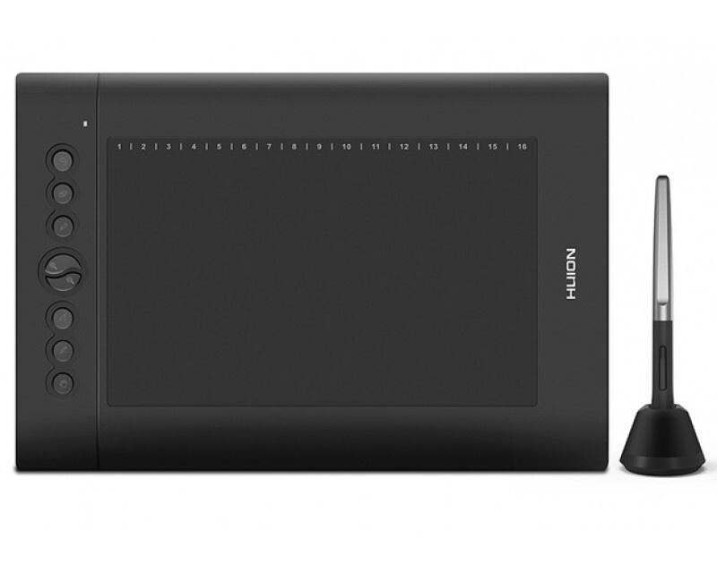 Huion Графический планшет H610PRO V2, формат A4, черный матовый #1