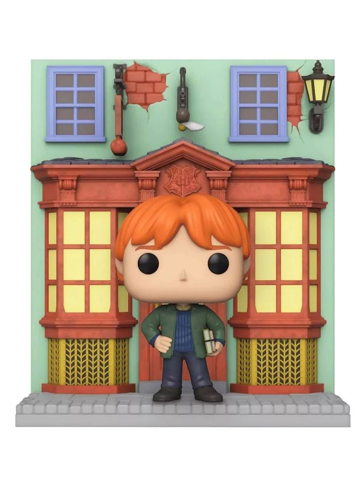 Фигурка Funko POP! Deluxe Harry Potter Diagon Alley Ron Weasley Quidditch Supplies Store/ Фанко ПОП по #1