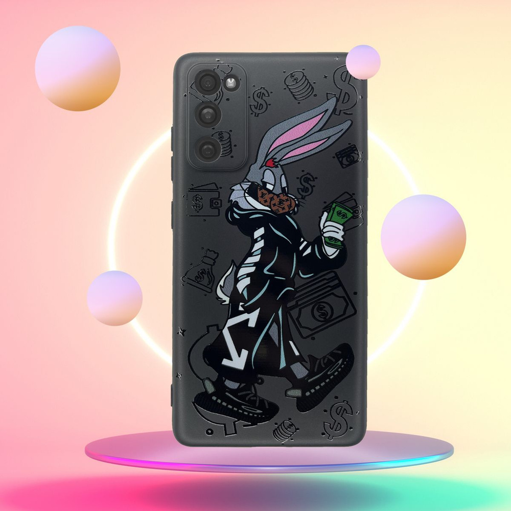 Силиконовый чехол с рисунком Bugs Bunny/Багз Банни на Samsung Galaxy S20FE/  Защитный чехол с принтом на Самсунг Гэлакси S20FE - купить с доставкой по  выгодным ценам в интернет-магазине OZON (699810794)