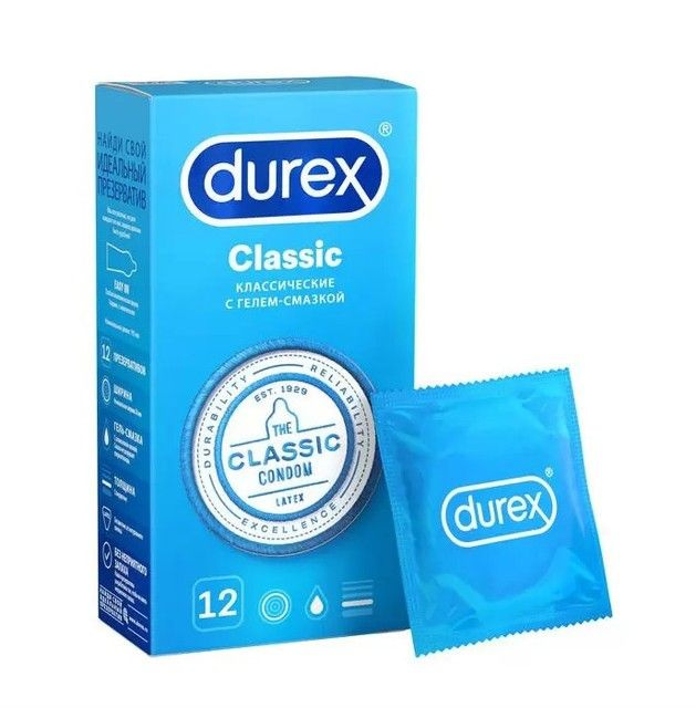 Durex презервативы классические Classic 12шт #1