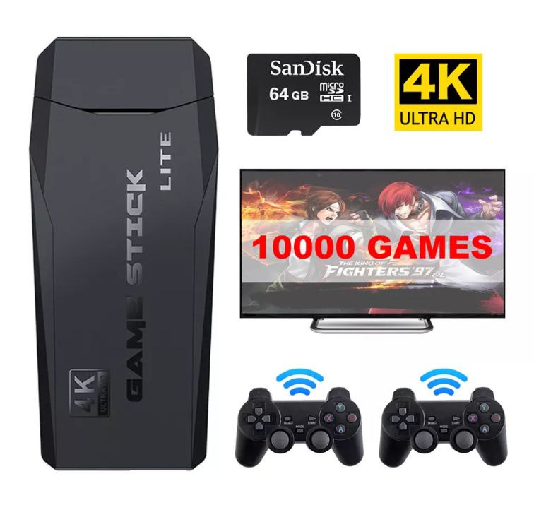 Игровая приставка, консоль DATA FROG Y3 Lite 64Gb, 10000 игр.Ретро игры ...