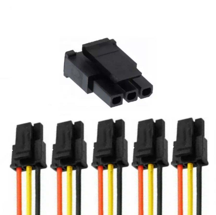 Коннектор / разъем 3-х канальный ALX-Express 43645-03 "папа" с кабелем ...