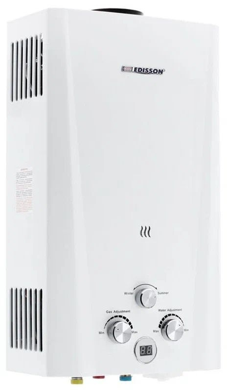 Газовая колонка EDISSON F 20 D (silver) - купить с доставкой по ...