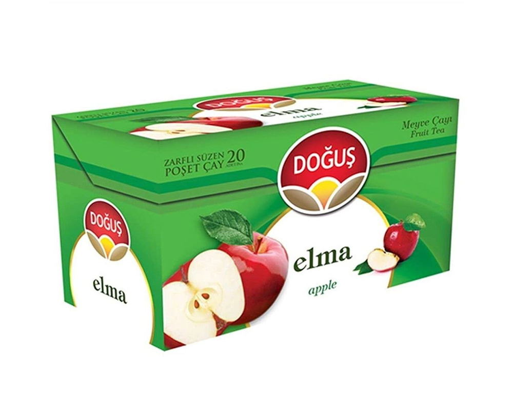 Турецкий фруктовый яблочный чай (ELMA) DOGUS, 20 пакетиков  #1